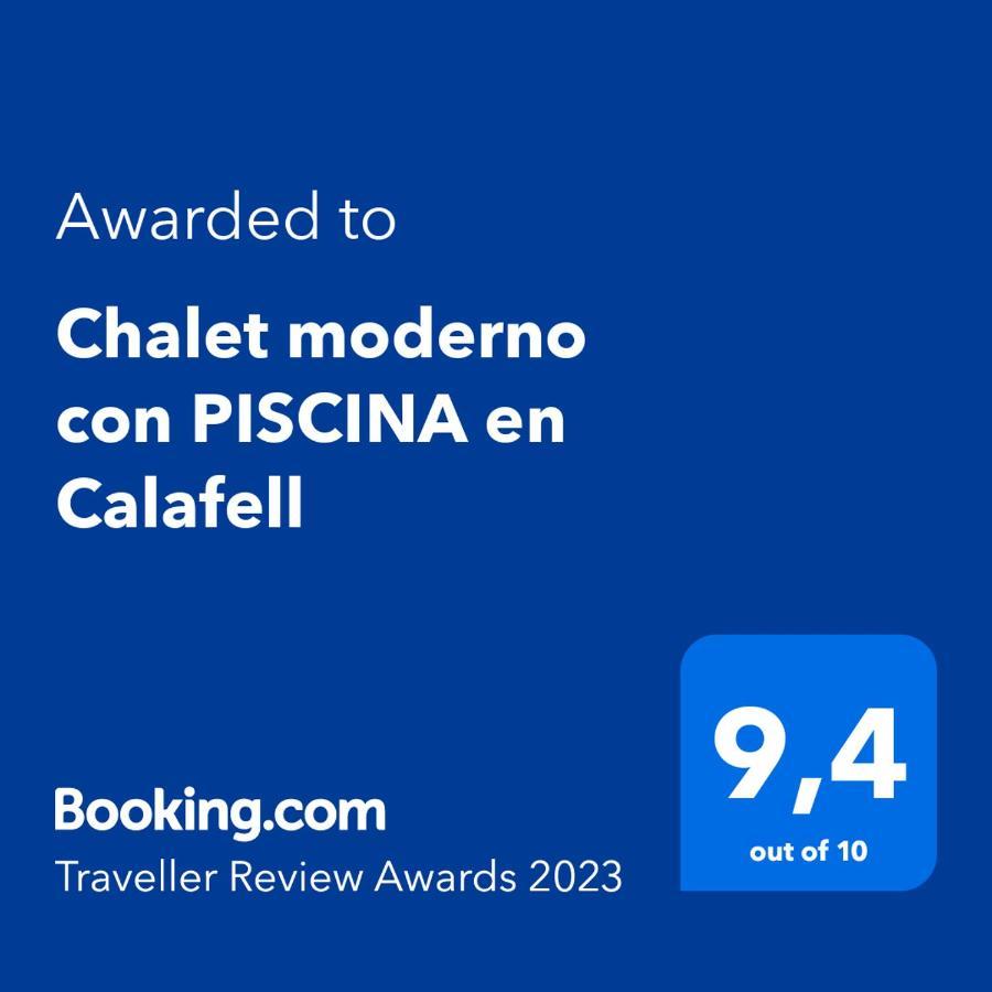 Chalet Moderno Con Piscina En Calafell别墅 外观 照片